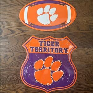 Clemson Tigers Metal signs